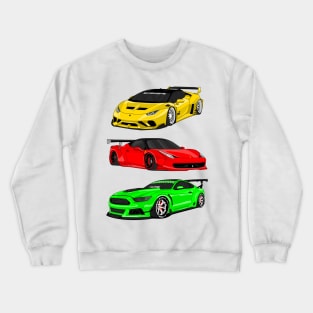 WIDE BODY CARS Crewneck Sweatshirt